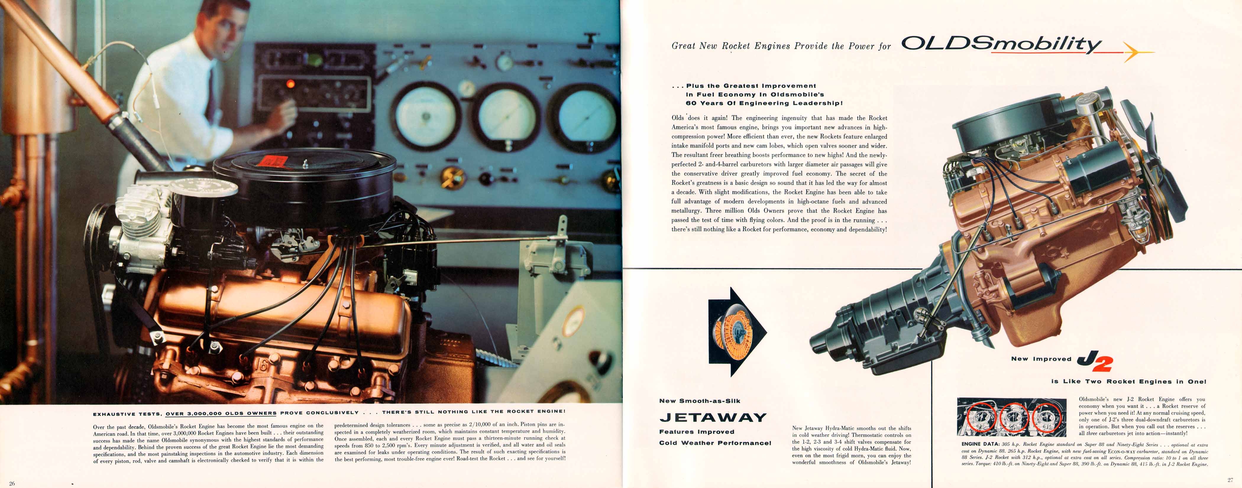 1958 Oldsmobile Motor Cars Brochure Page 2